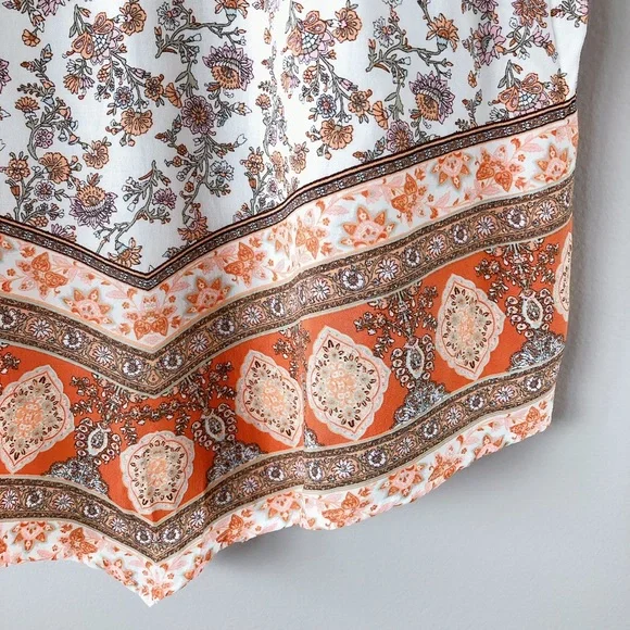 No Boundaries White and Brown Crop Camisole - Picture 9 of 17